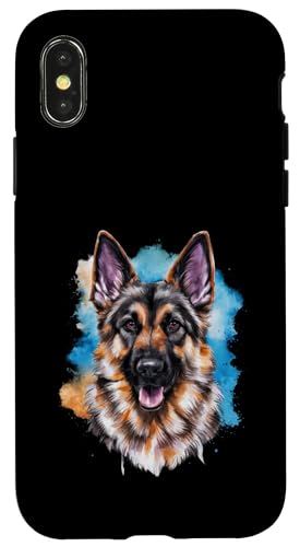 Deutscher Schäferhund im Wasserfarben Stil Hülle für iPhone X/XS Deutscher Schäferhund im Wasserfarben Stil Hülle für iPhone X/XS von !!!Yeah Deutscher Schäferhund Designz