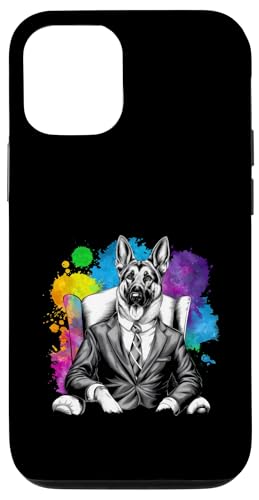 Deutscher Schäferhund mit schicken Anzug Hülle für iPhone 12/12 Pro Deutscher Schäferhund mit schicken Anzug Hülle für iPhone 12/12 Pro von !!!Yeah Deutscher Schäferhund Designz
