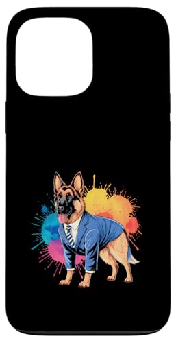 Deutscher Schäferhund mit schicken Anzug Hülle für iPhone 13 Pro Max Deutscher Schäferhund mit schicken Anzug Hülle für iPhone 13 Pro Max von !!!Yeah Deutscher Schäferhund Designz