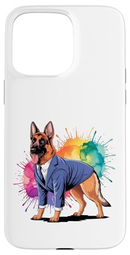 Deutscher Schäferhund mit schicken Anzug Hülle für iPhone 15 Pro Max Deutscher Schäferhund mit schicken Anzug Hülle für iPhone 15 Pro Max von !!!Yeah Deutscher Schäferhund Designz