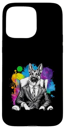 Deutscher Schäferhund mit schicken Anzug Hülle für iPhone 15 Pro Max Deutscher Schäferhund mit schicken Anzug Hülle für iPhone 15 Pro Max von !!!Yeah Deutscher Schäferhund Designz