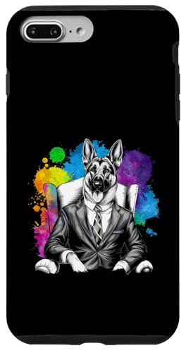 Deutscher Schäferhund mit schicken Anzug Hülle für iPhone 7 Plus/8 Plus Deutscher Schäferhund mit schicken Anzug Hülle für iPhone 7 Plus/8 Plus von !!!Yeah Deutscher Schäferhund Designz