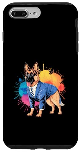 Deutscher Schäferhund mit schicken Anzug Hülle für iPhone 7 Plus/8 Plus Deutscher Schäferhund mit schicken Anzug Hülle für iPhone 7 Plus/8 Plus von !!!Yeah Deutscher Schäferhund Designz