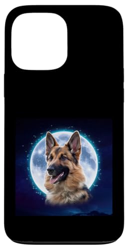 Glitzender Deutscher Schäferhund mit Mond Hülle für iPhone 13 Pro Max Glitzender Deutscher Schäferhund mit Mond Hülle für iPhone 13 Pro Max von !!!Yeah Deutscher Schäferhund Designz