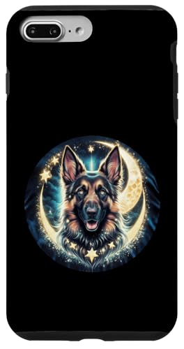 Glitzender Deutscher Schäferhund mit Mond Hülle für iPhone 7 Plus/8 Plus Glitzender Deutscher Schäferhund mit Mond Hülle für iPhone 7 Plus/8 Plus von !!!Yeah Deutscher Schäferhund Designz