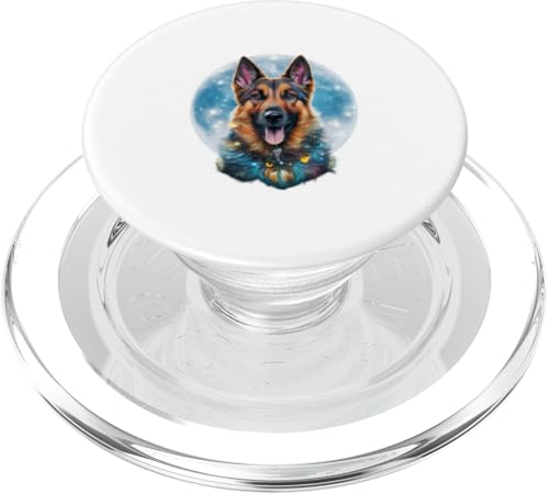 Glitzender Deutscher Schäferhund mit Mond PopSockets PopGrip für MagSafe Glitzender Deutscher Schäferhund mit Mond PopSockets PopGrip für MagSafe von !!!Yeah Deutscher Schäferhund Designz