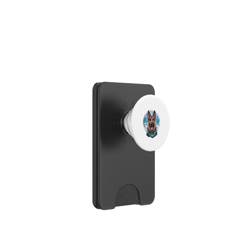 Glitzender Deutscher Schäferhund mit Mond PopSockets PopWallet für MagSafe Glitzender Deutscher Schäferhund mit Mond PopSockets PopWallet für MagSafe von !!!Yeah Deutscher Schäferhund Designz