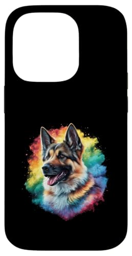 Regenbogen farbener DeutscherSchäferhund Hülle für iPhone 14 Pro Regenbogen farbener DeutscherSchäferhund Hülle für iPhone 14 Pro von !!!Yeah Deutscher Schäferhund Designz