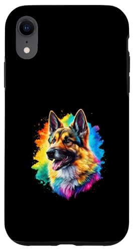 Regenbogen farbener DeutscherSchäferhund Hülle für iPhone XR Regenbogen farbener DeutscherSchäferhund Hülle für iPhone XR von !!!Yeah Deutscher Schäferhund Designz
