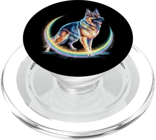 Regenbogen farbener DeutscherSchäferhund PopSockets PopGrip für MagSafe Regenbogen farbener DeutscherSchäferhund PopSockets PopGrip für MagSafe von !!!Yeah Deutscher Schäferhund Designz