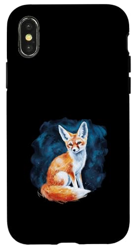 Putzigem Fenneck Fuchs mit magischen Look Hülle für iPhone X/XS von !!!Yeah Fuchs Designz