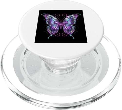 Glitzernder Schmetterling PopSockets PopGrip für MagSafe von !!!Yeah Schmetterling Designz