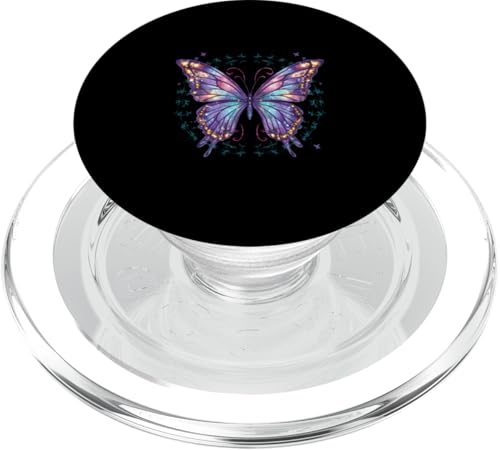 Glitzernder Schmetterling PopSockets PopGrip für MagSafe von !!!Yeah Schmetterling Designz