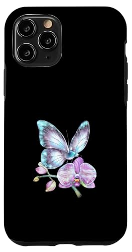 Glitzernder Schmetterling mit Orchidee Hülle für iPhone 11 Pro Glitzernder Schmetterling mit Orchidee Hülle für iPhone 11 Pro von !!!Yeah Schmetterling Designz