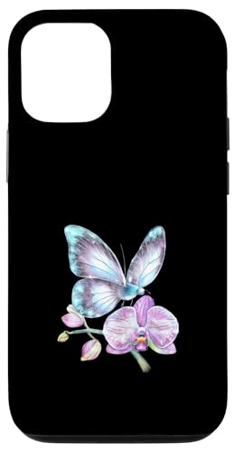 Glitzernder Schmetterling mit Orchidee Hülle für iPhone 12/12 Pro Glitzernder Schmetterling mit Orchidee Hülle für iPhone 12/12 Pro von !!!Yeah Schmetterling Designz