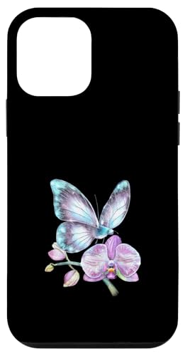 Glitzernder Schmetterling mit Orchidee Hülle für iPhone 12 mini Glitzernder Schmetterling mit Orchidee Hülle für iPhone 12 mini von !!!Yeah Schmetterling Designz