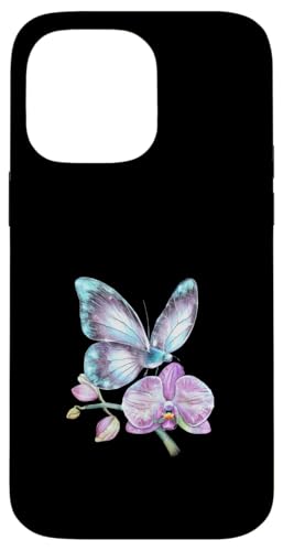 Glitzernder Schmetterling mit Orchidee Hülle für iPhone 14 Pro Max Glitzernder Schmetterling mit Orchidee Hülle für iPhone 14 Pro Max von !!!Yeah Schmetterling Designz