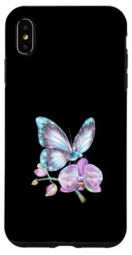 Glitzernder Schmetterling mit Orchidee Hülle für iPhone XS Max Glitzernder Schmetterling mit Orchidee Hülle für iPhone XS Max von !!!Yeah Schmetterling Designz