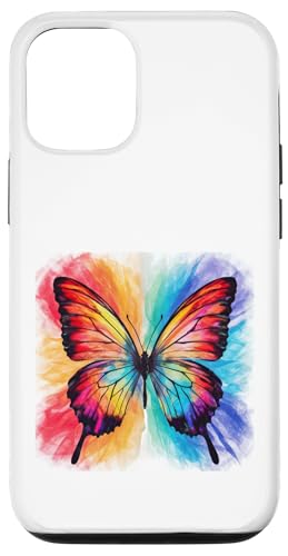 Schmetterling in bunten Wasserfarben Hülle für iPhone 12/12 Pro Schmetterling in bunten Wasserfarben Hülle für iPhone 12/12 Pro von !!!Yeah Schmetterling Designz