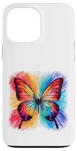 Schmetterling in bunten Wasserfarben Hülle für iPhone 13 Pro Max Schmetterling in bunten Wasserfarben Hülle für iPhone 13 Pro Max von !!!Yeah Schmetterling Designz