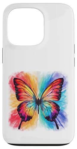 Schmetterling in bunten Wasserfarben Hülle für iPhone 13 Pro von !!!Yeah Schmetterling Designz