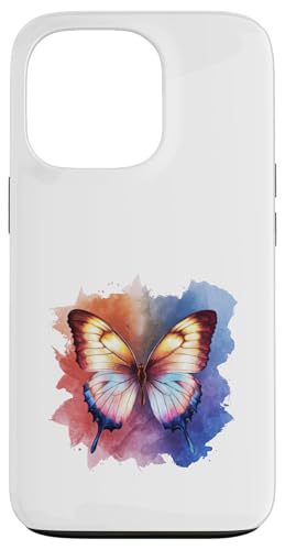 Schmetterling in bunten Wasserfarben Hülle für iPhone 13 Pro von !!!Yeah Schmetterling Designz