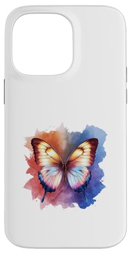 Schmetterling in bunten Wasserfarben Hülle für iPhone 14 Pro Max von !!!Yeah Schmetterling Designz