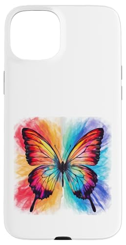 Schmetterling in bunten Wasserfarben Hülle für iPhone 15 Plus Schmetterling in bunten Wasserfarben Hülle für iPhone 15 Plus von !!!Yeah Schmetterling Designz