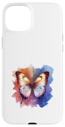 Schmetterling in bunten Wasserfarben Hülle für iPhone 15 Plus Schmetterling in bunten Wasserfarben Hülle für iPhone 15 Plus von !!!Yeah Schmetterling Designz