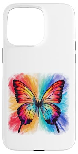 Schmetterling in bunten Wasserfarben Hülle für iPhone 15 Pro Max von !!!Yeah Schmetterling Designz