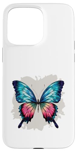 Schmetterling in bunten Wasserfarben Hülle für iPhone 15 Pro Max von !!!Yeah Schmetterling Designz