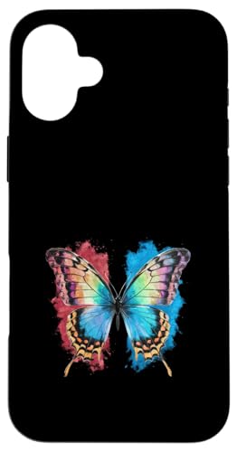 Schmetterling in bunten Wasserfarben Hülle für iPhone 16 Plus von !!!Yeah Schmetterling Designz