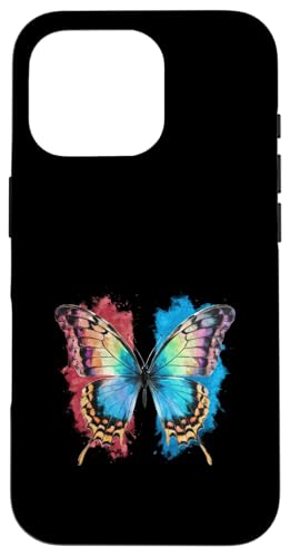 Schmetterling in bunten Wasserfarben Hülle für iPhone 16 Pro Schmetterling in bunten Wasserfarben Hülle für iPhone 16 Pro von !!!Yeah Schmetterling Designz