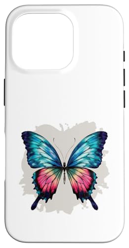 Schmetterling in bunten Wasserfarben Hülle für iPhone 16 Pro Schmetterling in bunten Wasserfarben Hülle für iPhone 16 Pro von !!!Yeah Schmetterling Designz