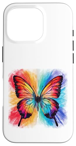 Schmetterling in bunten Wasserfarben Hülle für iPhone 16 Pro Schmetterling in bunten Wasserfarben Hülle für iPhone 16 Pro von !!!Yeah Schmetterling Designz