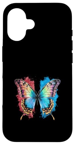 Schmetterling in bunten Wasserfarben Hülle für iPhone 16 Schmetterling in bunten Wasserfarben Hülle für iPhone 16 von !!!Yeah Schmetterling Designz