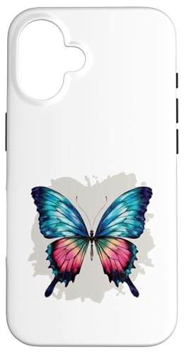 Schmetterling in bunten Wasserfarben Hülle für iPhone 16 Schmetterling in bunten Wasserfarben Hülle für iPhone 16 von !!!Yeah Schmetterling Designz