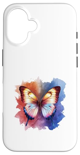 Schmetterling in bunten Wasserfarben Hülle für iPhone 16 Schmetterling in bunten Wasserfarben Hülle für iPhone 16 von !!!Yeah Schmetterling Designz