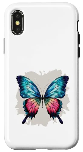 Schmetterling in bunten Wasserfarben Hülle für iPhone X/XS Schmetterling in bunten Wasserfarben Hülle für iPhone X/XS von !!!Yeah Schmetterling Designz