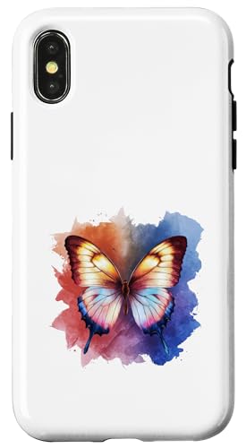 Schmetterling in bunten Wasserfarben Hülle für iPhone X/XS Schmetterling in bunten Wasserfarben Hülle für iPhone X/XS von !!!Yeah Schmetterling Designz