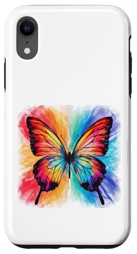 Schmetterling in bunten Wasserfarben Hülle für iPhone XR von !!!Yeah Schmetterling Designz