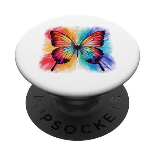 Schmetterling in bunten Wasserfarben PopSockets Klebender PopGrip Schmetterling in bunten Wasserfarben PopSockets Klebender PopGrip von !!!Yeah Schmetterling Designz