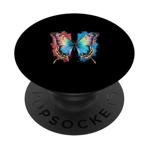 Schmetterling in bunten Wasserfarben PopSockets Klebender PopGrip Schmetterling in bunten Wasserfarben PopSockets Klebender PopGrip von !!!Yeah Schmetterling Designz