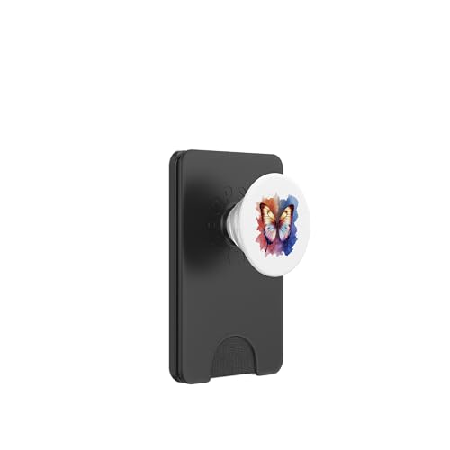 Schmetterling in bunten Wasserfarben PopSockets PopWallet für MagSafe Schmetterling in bunten Wasserfarben PopSockets PopWallet für MagSafe von !!!Yeah Schmetterling Designz