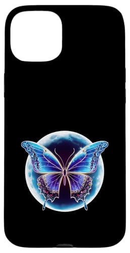 Schöner Schmetterling mit hellem Mond. Hülle für iPhone 15 Plus von !!!Yeah Schmetterling Designz