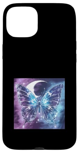 Schöner Schmetterling mit hellem Mond. Hülle für iPhone 15 Plus Schöner Schmetterling mit hellem Mond. Hülle für iPhone 15 Plus von !!!Yeah Schmetterling Designz