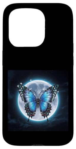 Schöner Schmetterling mit hellem Mond. Hülle für iPhone 15 Pro von !!!Yeah Schmetterling Designz