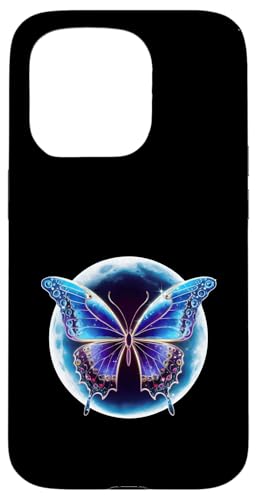 Schöner Schmetterling mit hellem Mond. Hülle für iPhone 15 Pro von !!!Yeah Schmetterling Designz