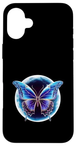 Schöner Schmetterling mit hellem Mond. Hülle für iPhone 16 Plus von !!!Yeah Schmetterling Designz