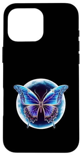 Schöner Schmetterling mit hellem Mond. Hülle für iPhone 16 Pro Max Schöner Schmetterling mit hellem Mond. Hülle für iPhone 16 Pro Max von !!!Yeah Schmetterling Designz